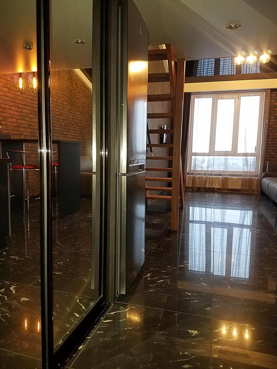 شقة خاركيف  في В Стиле Loft 2Ухэтажная Квартира. المظهر الخارجي الصورة